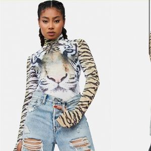 AFRM Zadie Top Wild Tiger